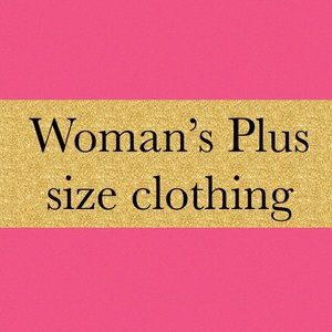 Woman’s plus size section